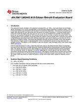 Texas Instruments LM3445 Evaluation Boards LM3445-EDSNEV/NOPB LM3445-EDSNEV/NOPB 데이터 시트