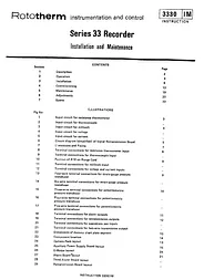 rototherm series 33 recorder User Manual