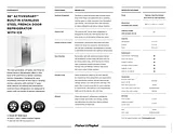Fisher & Paykel RS36A80J1 Installation Instruction