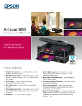 Epson Artisan 800 C11CA29201 Merkblatt