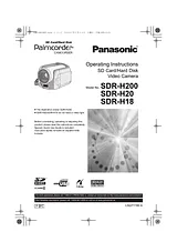 Panasonic SDR-H20 Справочник Пользователя
