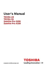 Toshiba A9 User Manual