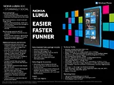 Nokia Lumia 800 002Z6B9 Folheto