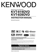Kenwood Excelon KVT-819DVD Manuel D'Instructions