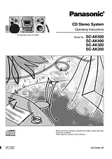 Panasonic SC-AK500 Manual Do Utilizador