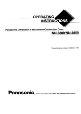 Panasonic nn-3859 User Manual