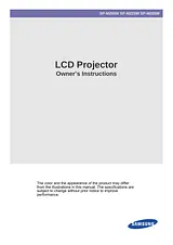 Samsung HD Projector M255 User Manual