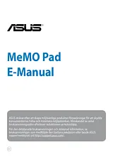 ASUS ASUS MeMO Pad HD 7 ‏(ME173X)‏ Manual De Usuario