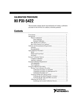 National Instruments NI PXI-5422 Manual Do Utilizador