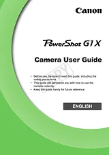 Canon g1x Manuale Utente