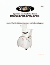 Sterling BP810 Benutzerhandbuch