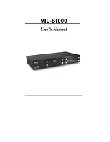 Milan mil-s1000 Manual De Usuario