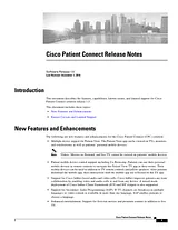 Cisco Cisco Patient Connect 1.5 Release Notes