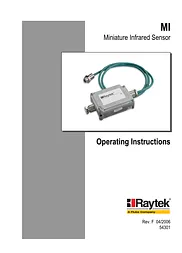 RayTek MI Miniature Infrared Sensor 用户手册