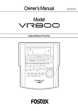 Fostex VR800 Manual De Usuario