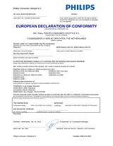 Philips BDP2100/05 Declaration Of Conformity