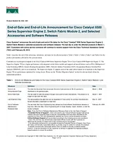 Cisco CATALYST 6500 SUPERVISOR ENGINE 2 2GE PLUS PFC-2 SPARE Guia De Especificaciones