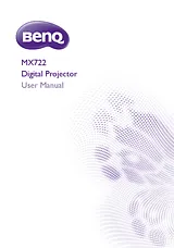 Benq MX722 Manuale Proprietario