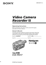 Sony CCD-TR517 Manual Do Utilizador