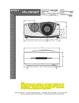 Sony VPL-VW10HT Guida Specifiche