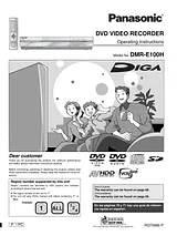Panasonic dmr-e100h Manual Do Utilizador