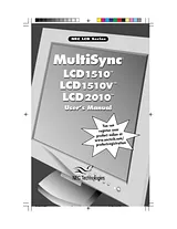 NEC LCD2010 Manual Do Utilizador