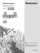 Panasonic sc-hd550 Operating Guide