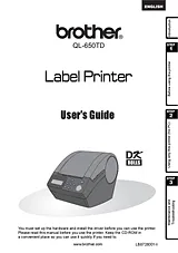 Brother QL-650TD Manual De Usuario