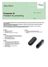 Fujitsu Presenter USB III S26391-F7116-L100 Merkblatt