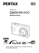 Pentax Optio RS1500 Mode D’Emploi