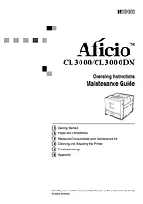 Ricoh CL3000 Manuale Utente