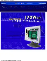 Philips 170W4P User Guide