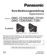 Panasonic DMCTZ81EG Mode D’Emploi