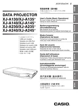 Casio XJ-A130 Manual Do Utilizador
