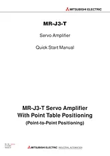 Mitsubishi Electronics MR-J3-T Manual Do Utilizador