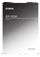 Yamaha RX-V630 ユーザーズマニュアル