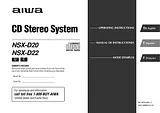 Aiwa NSX-D20 Справочник Пользователя