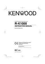 Kenwood R-K1000 사용자 설명서