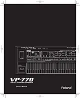 Roland VP-770 ユーザーズマニュアル