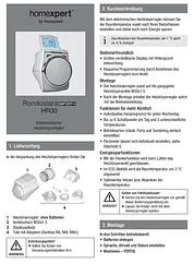 Homexpert By Honeywell Thermostat head 5 up to 30 °C Rondostat HR30 HR30 User Manual