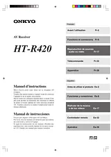 ONKYO HT-R420 Manual Do Utilizador