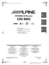 Alpine CDE-9852 Manual Do Proprietário