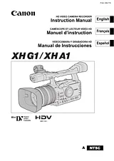 Canon XH G1 Manuel D'Instructions