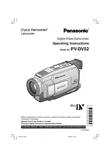 Panasonic PV-DV52 Справочник Пользователя