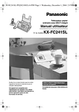 Panasonic KXFC241SL 작동 가이드