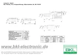 Bkl Electronic 1.6/5.6 coax connector Plug, straight 75 Ω 415100 1 pc(s) 415100 Hoja De Datos