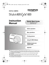 Olympus Stylus 820 Manual De Introdução