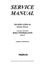 Nokia 6170, 7270 サービスマニュアル
