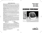 George Foreman GR20BWT 用户手册