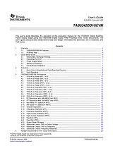 Texas Instruments TAS5342DDV6 Evaluation Module (EVM) TAS5342DDV6EVM TAS5342DDV6EVM Datenbogen